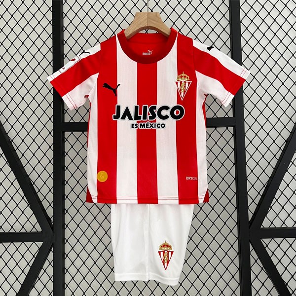 Camiseta Sporting De Gijón 1ª Niño 2023/24